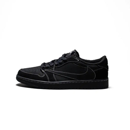 Retro Low Top Sneakers - Black Phantom